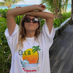 Tropical Beach Summer Vsco T-shirt image 3
