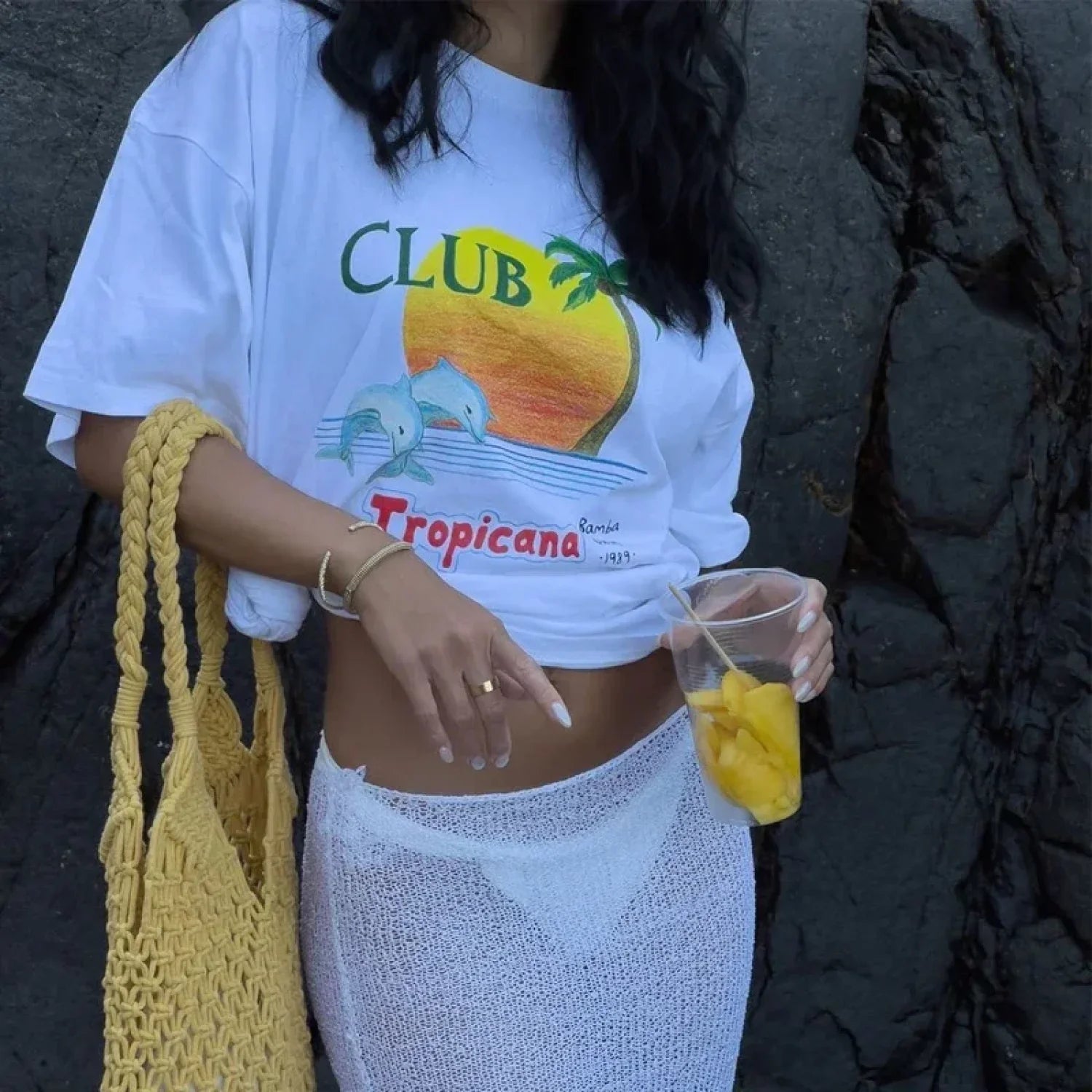 Tropical Beach Summer Vsco T-shirt image 1