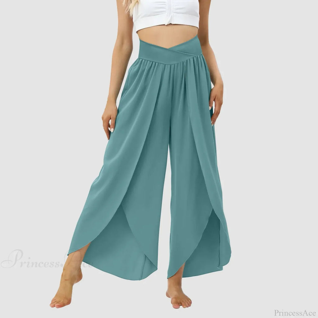 Tulle Ruffled Pleated Summer Pants image 5