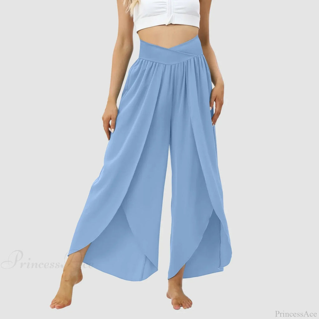 Tulle Ruffled Pleated Summer Pants image 8