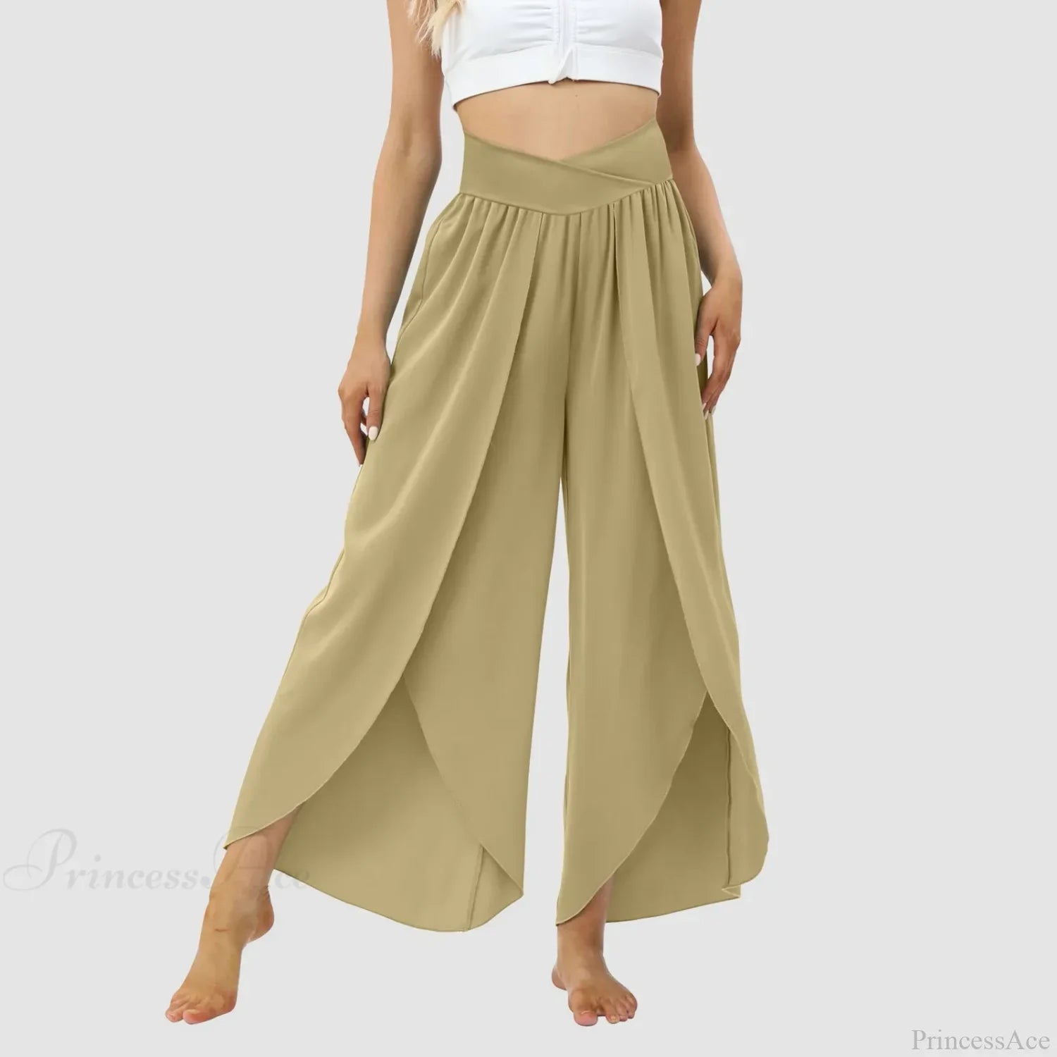 Tulle Ruffled Pleated Summer Pants image 10