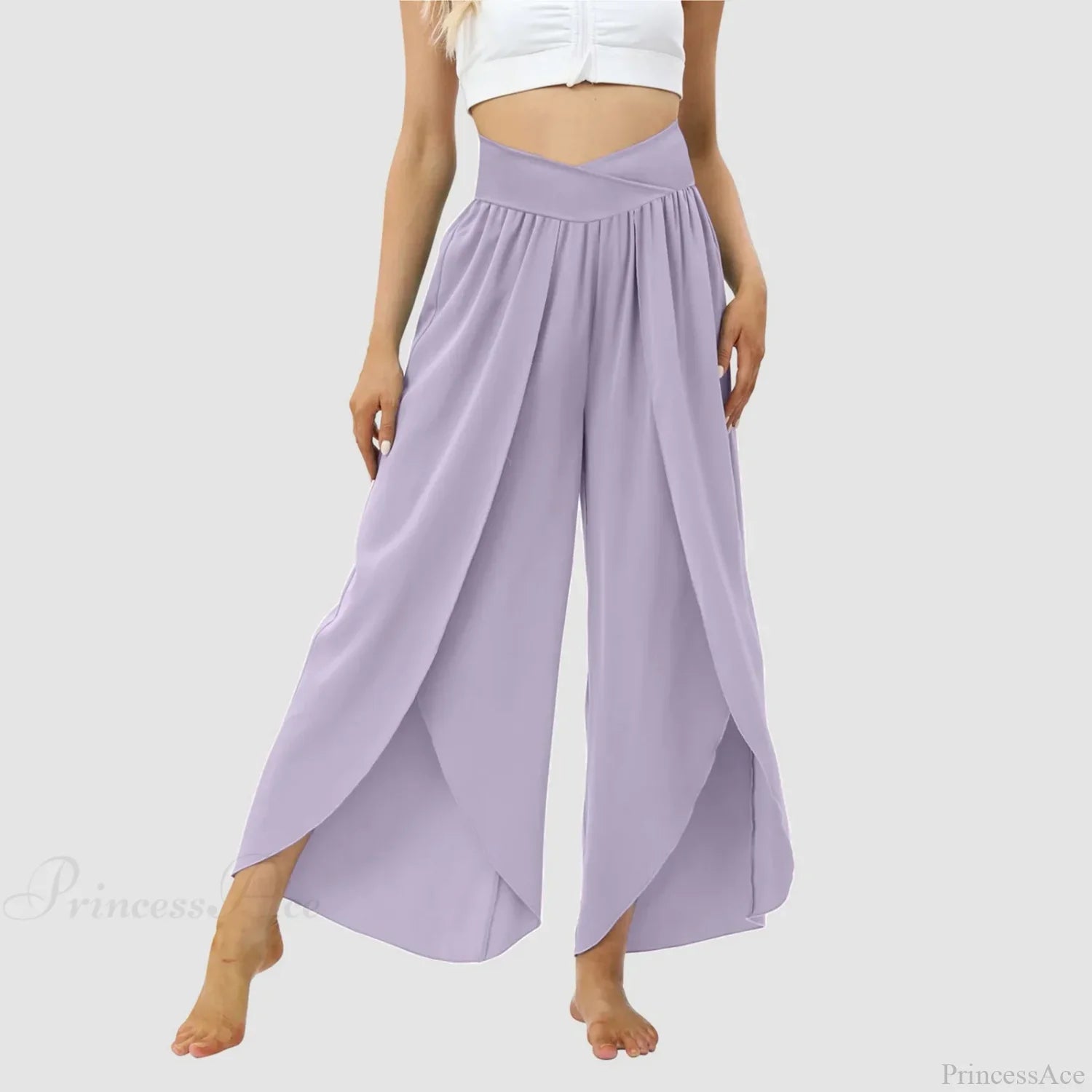Tulle Ruffled Pleated Summer Pants image 6