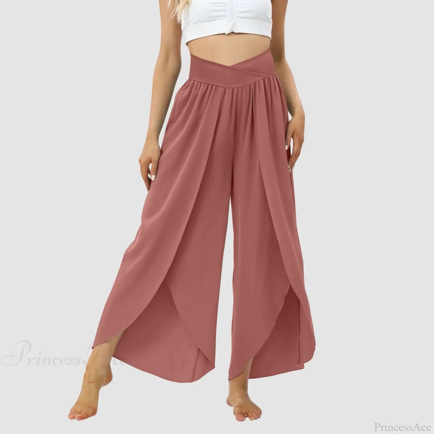 Tulle Ruffled Pleated Summer Pants image 7