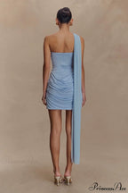 Tulle Sash Strapless Bodycon Party Dress image 4