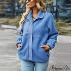 Turn Down Collar Patchwork Jacket image 2