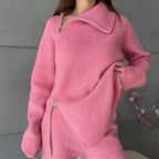 Turtle Collar Zip Sweater image 5