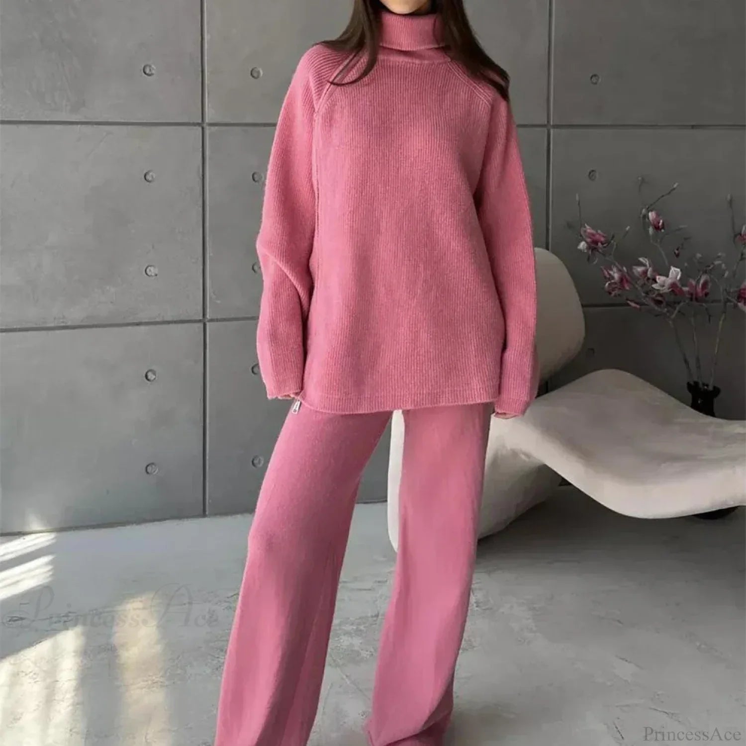 Turtle Collar Zip Sweater image 4