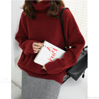 Turtleneck Cashmere Thickened Sweater image 4