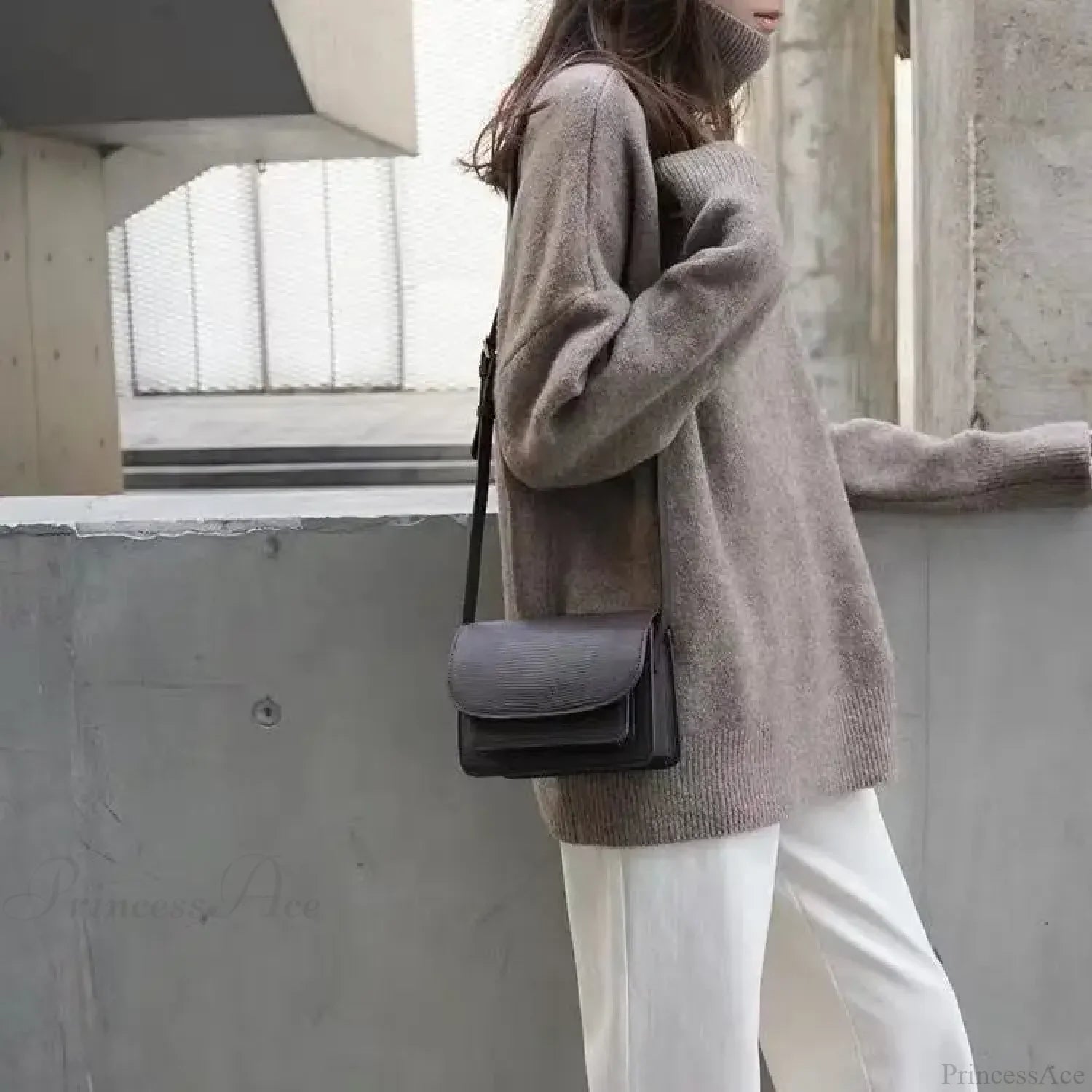 Turtleneck Cashmere Thickened Sweater image 2