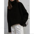 Turtleneck Cashmere Thickened Sweater image 7