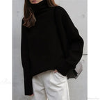 Turtleneck Cashmere Thickened Sweater image 7