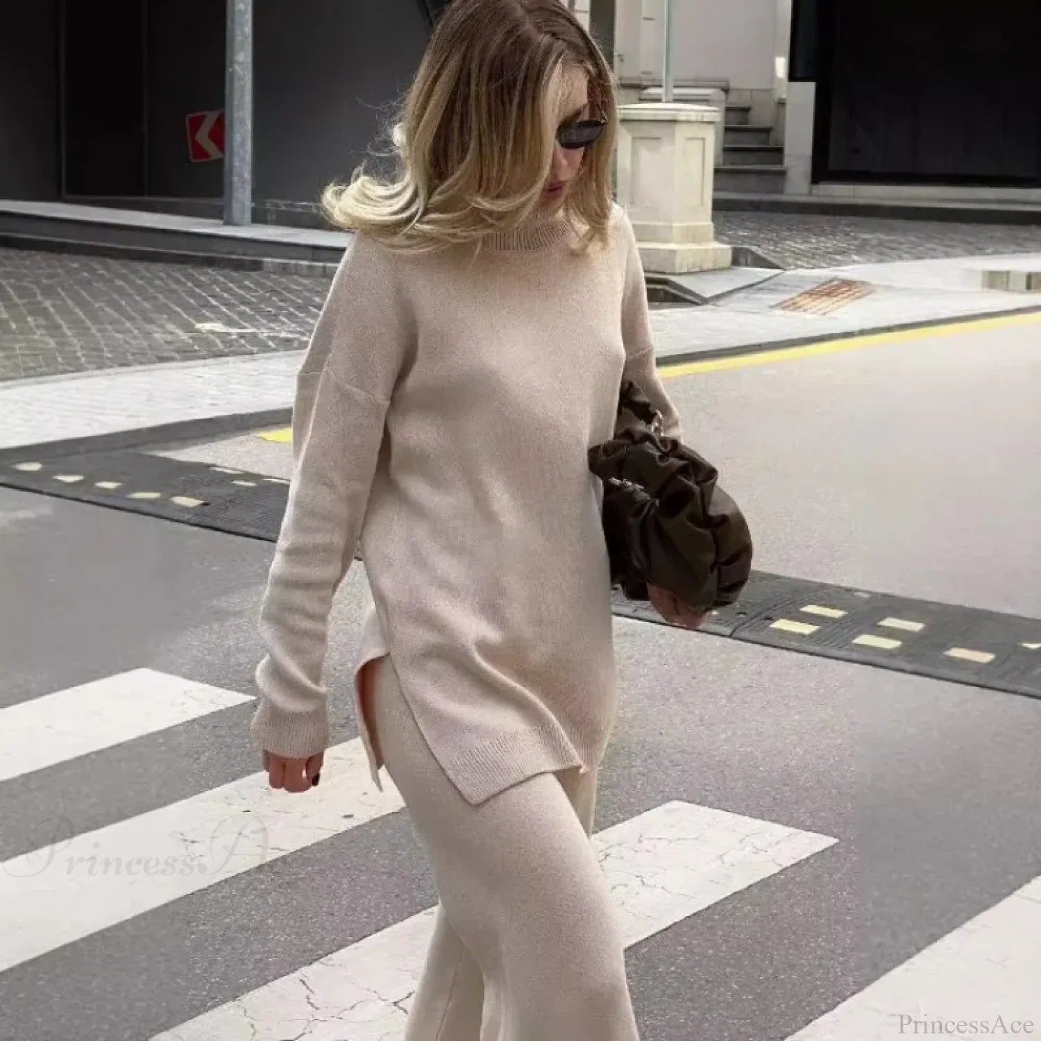 Turtleneck Casual Long-Sleeved Knitted Sweater image 6