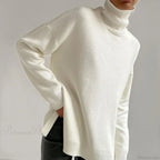 Turtleneck Casual Long-Sleeved Knitted Sweater image 13