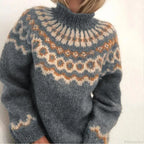 Turtleneck Crochet Streetwear Sweater image 2