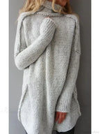 Turtleneck Loose Basic Sweater image 4