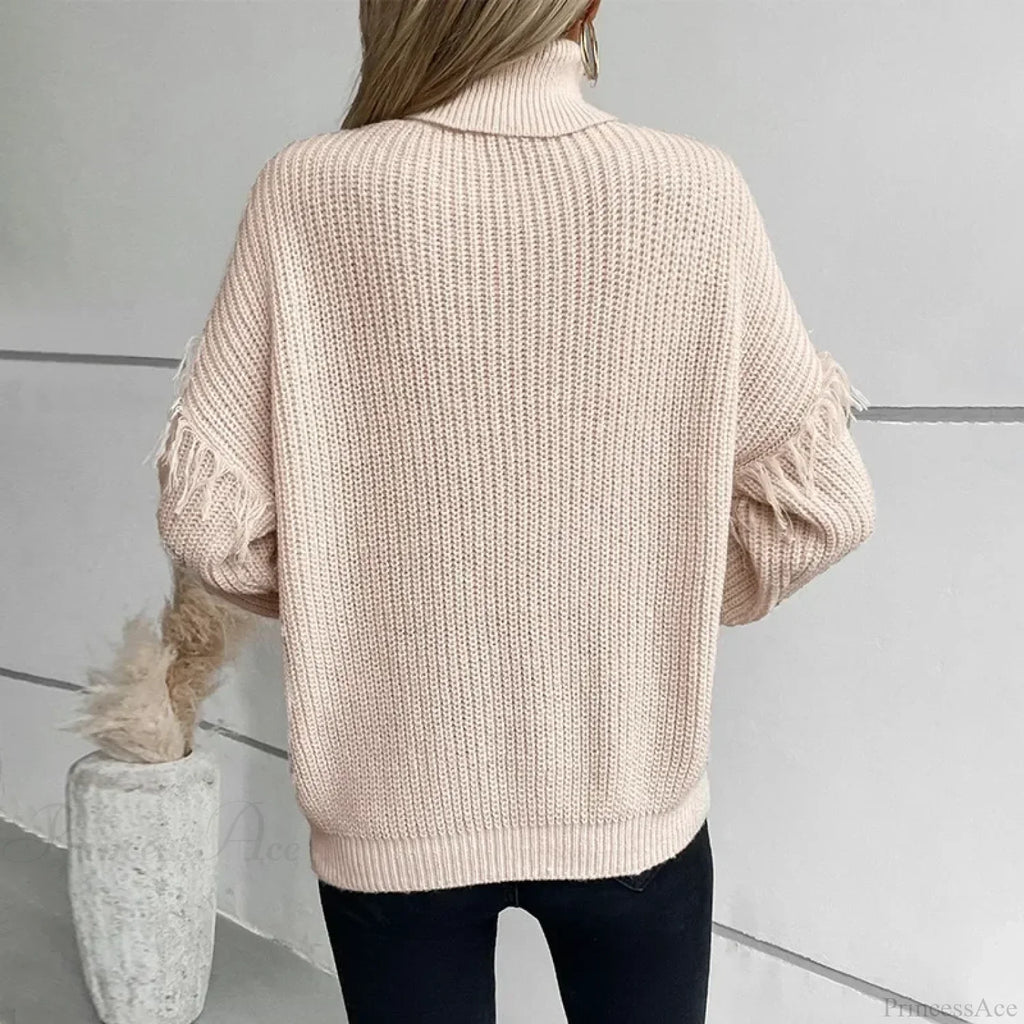 Turtleneck Streetwear Kintted Sweater image 2