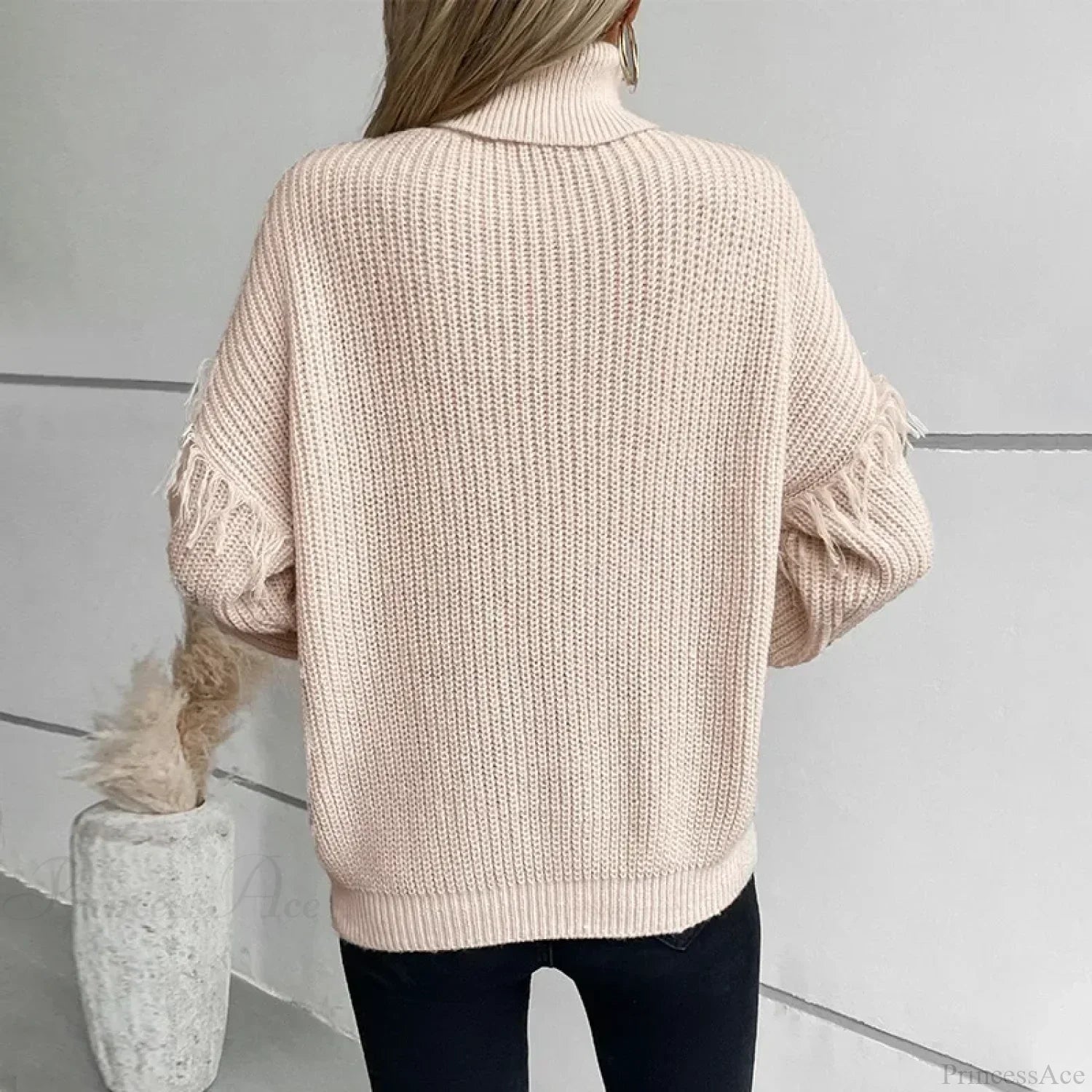 Turtleneck Streetwear Kintted Sweater image 2