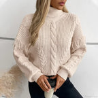 Turtleneck Streetwear Kintted Sweater image 3