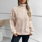 Turtleneck Streetwear Kintted Sweater image 4