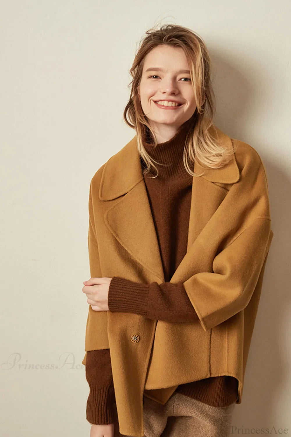 Turtleneck Wool Split Sweater image 4
