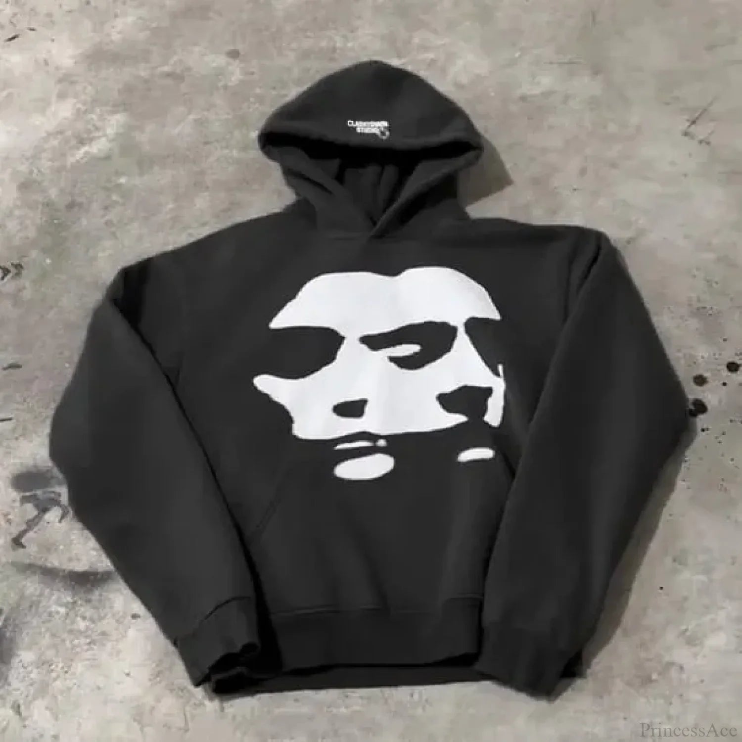 Two-Face Graphic Oversized Hoodie image 8