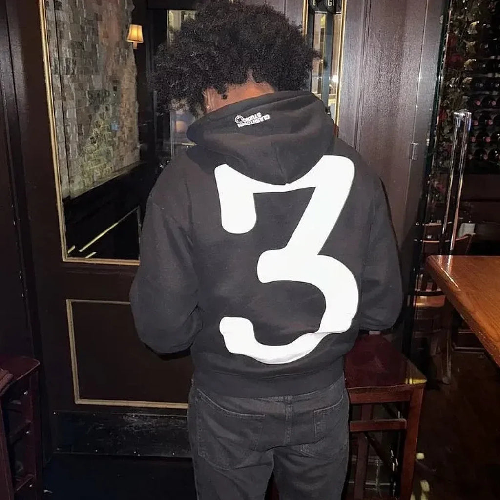 Two-Face Graphic Oversized Hoodie image 1