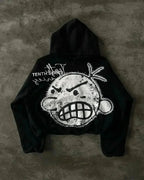 Two-Face Graphic Oversized Hoodie image 6