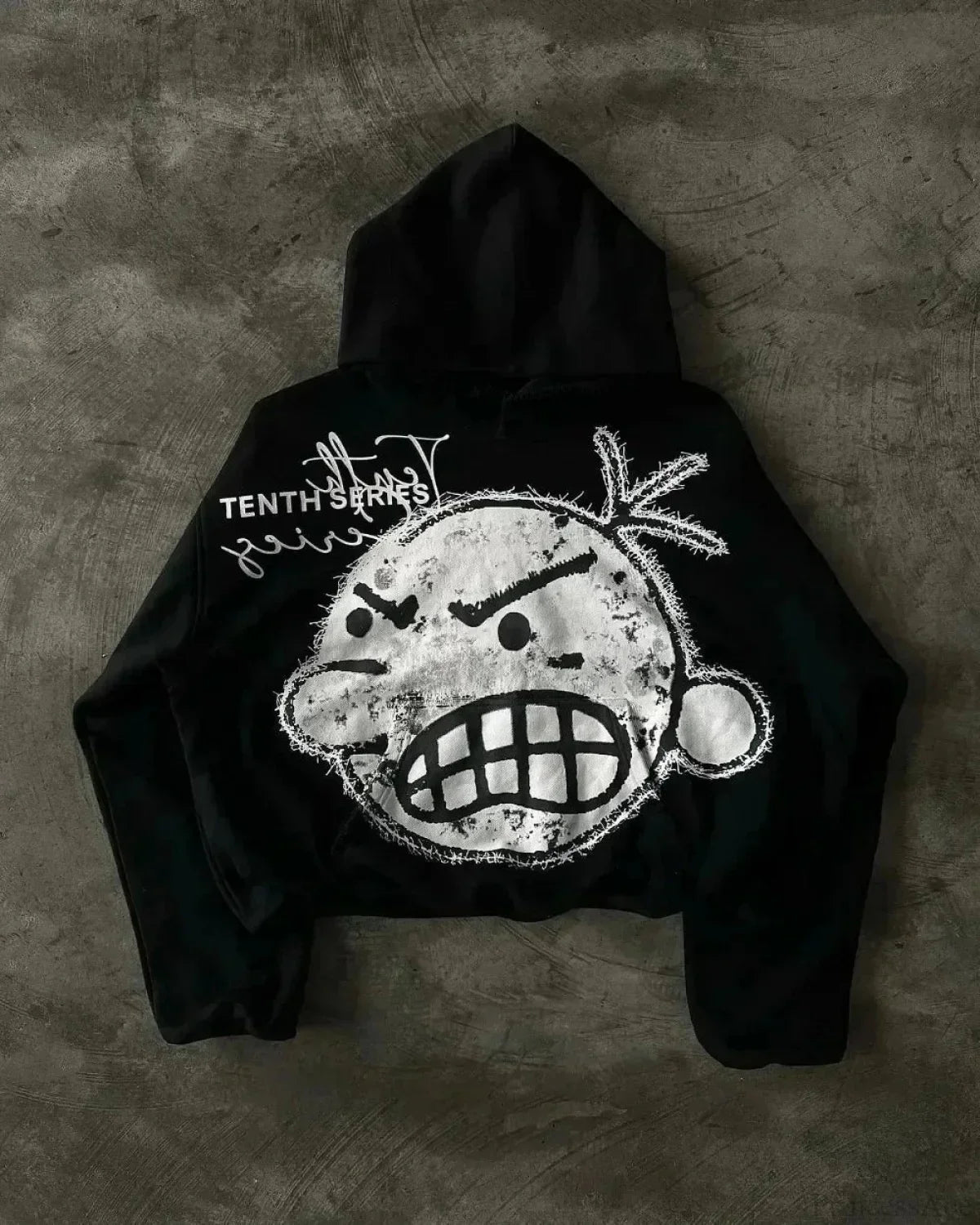 Two-Face Graphic Oversized Hoodie image 6