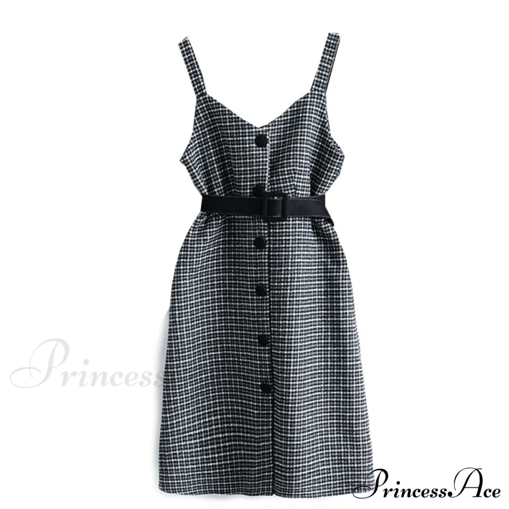 Two Winter Knee-Length vestidos Autumn plus party Women Fashion Elegant wool Piece belt Gown Valentine's for With Dresses size Streetwear Gown Sweater Day image 4