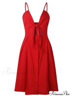 V Backless Midi Length Tunic Beach Dress image 6