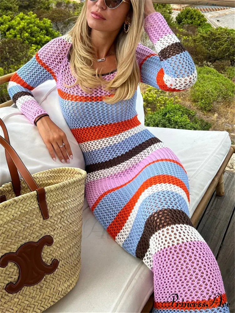 V Neck Bodycon Maxi Dress image 5