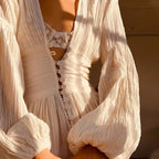 V Neck Button Down Maxi Dress image 1