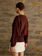 V-neck Button Slim Fit Cardigan image 1