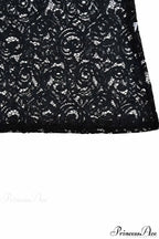 V Neck Lace Flare Sleeve Dress image 14