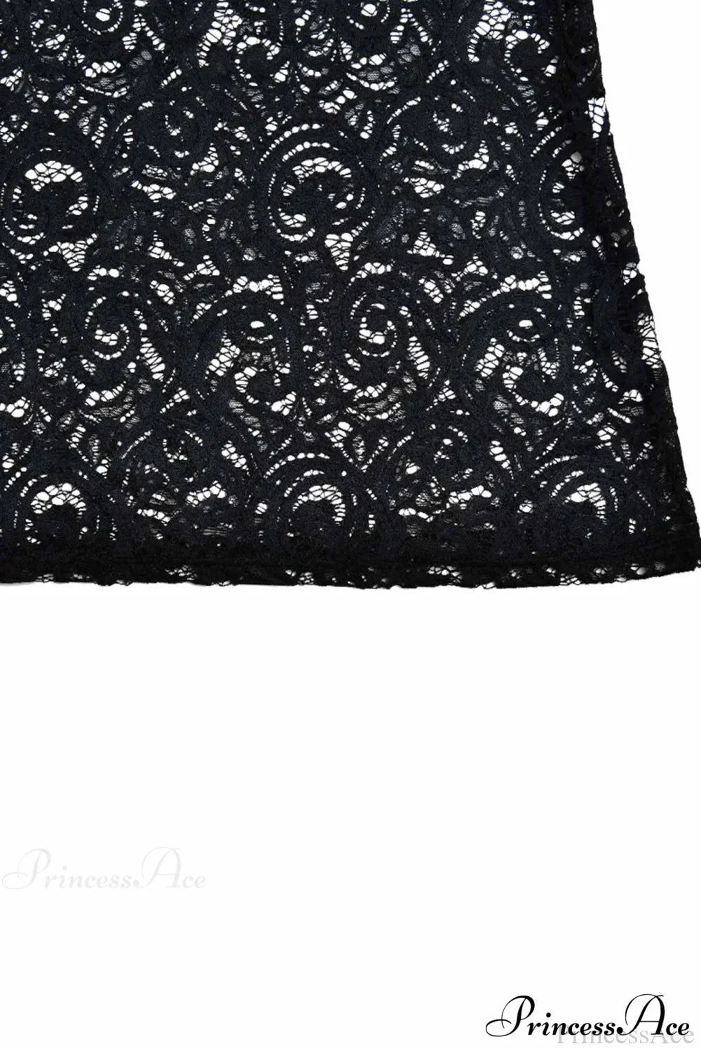 V Neck Lace Flare Sleeve Dress image 14