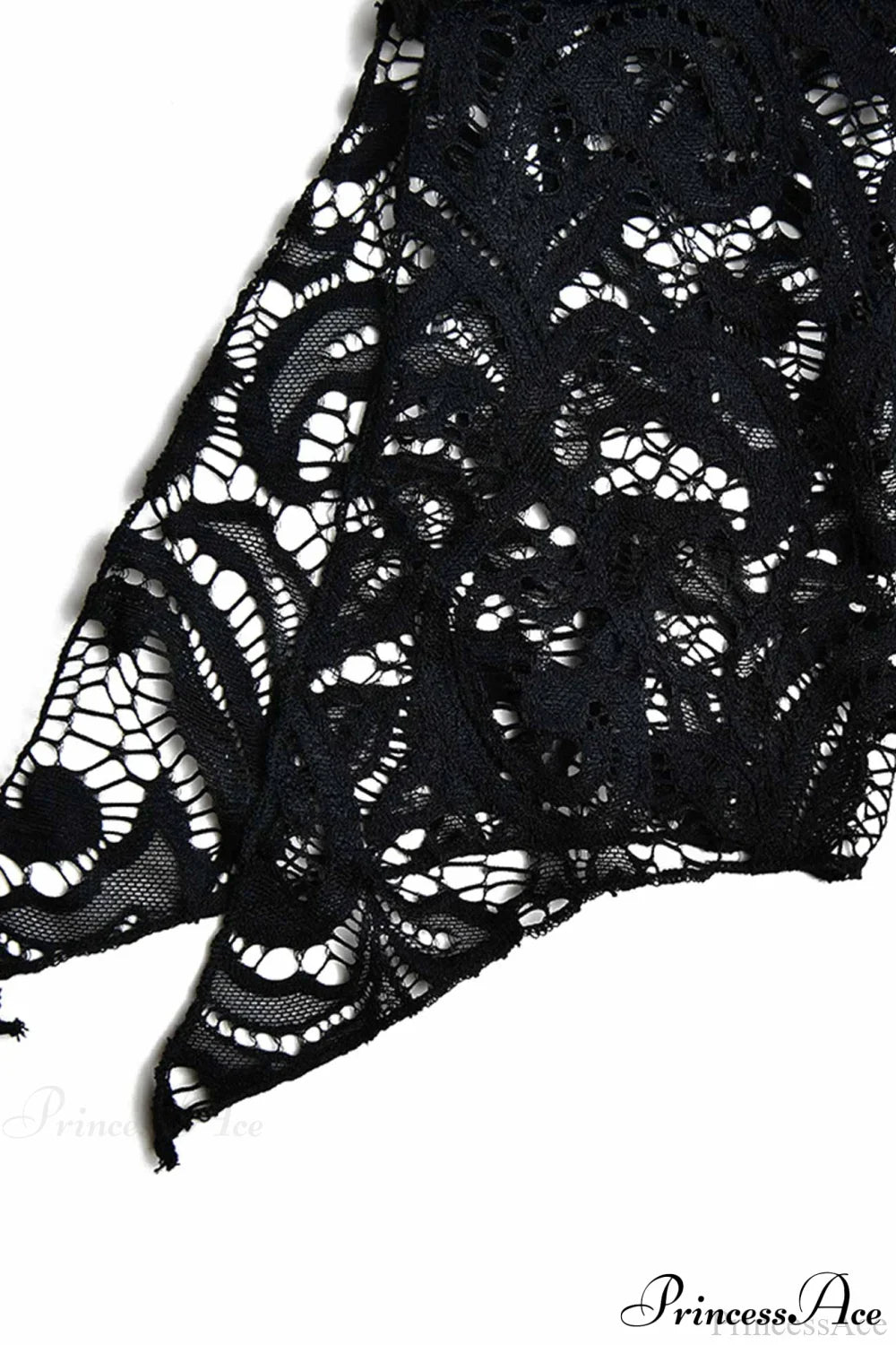 V Neck Lace Flare Sleeve Dress image 13