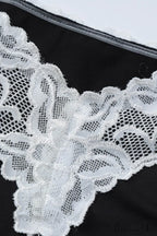 V Neck Lace Patchwork Cami Dress image 6