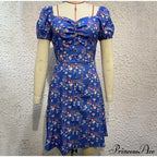V-Neck Lace Up Lantern Sleeve Ruffles Dress image 14