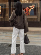 V-neck Pocket Long Sleeve Cardigan image 2