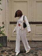 V-neck Pocket Long Sleeve Cardigan image 5