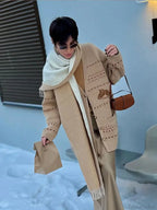 V-neck Printed Button Cardigan image 5