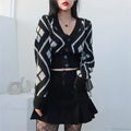 V-neck Printed Button Cardigan image 5