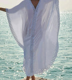V-Neck See Through Bikini Cover Up image 1