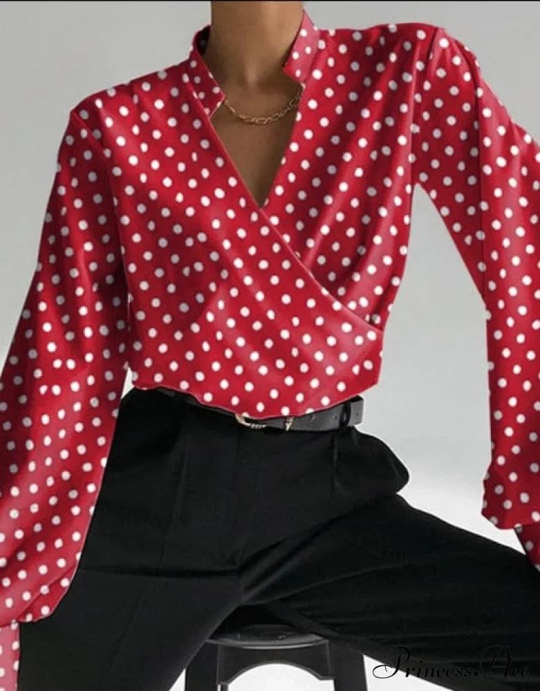 V-NECK SHIRT - TIARA image 9