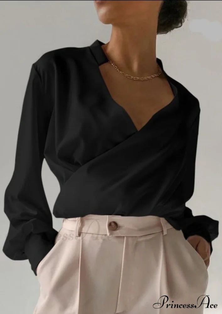 V-NECK SHIRT - TIARA image 6
