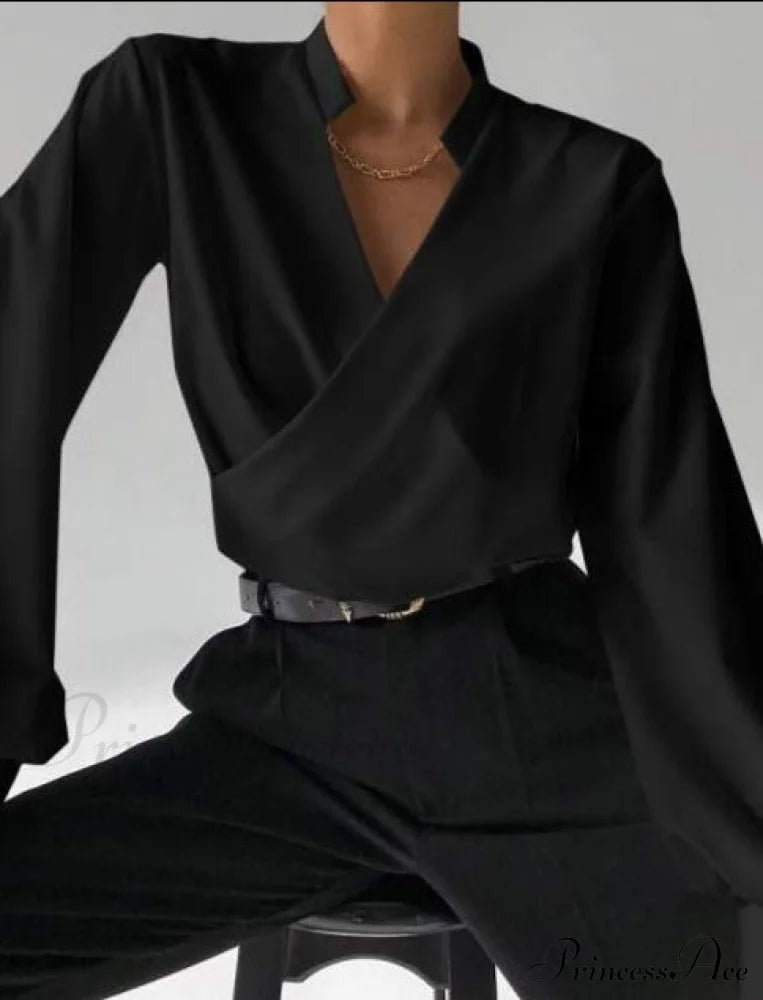 V-NECK SHIRT - TIARA image 5