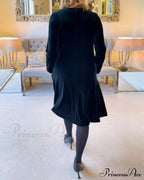 Velvet Round Neck Dress image 4