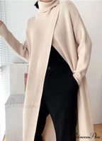 VERA LONG KNIT TOP - Black image 3