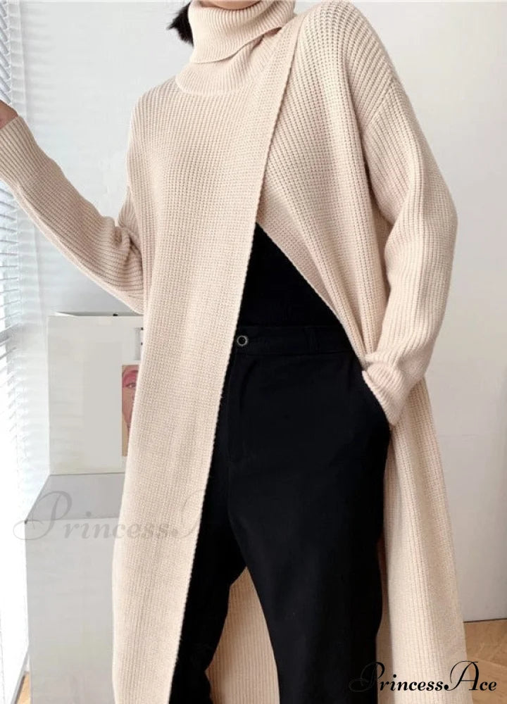 VERA LONG KNIT TOP - Black image 3