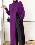 VERA LONG KNIT TOP - Black image 1